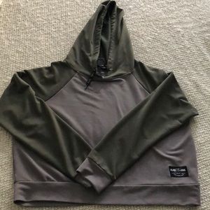 Flag nor fail crop hoodie